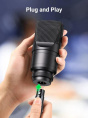 Кабель UGREEN AV130 20711 XLR Cannon Male to Female Microphone Extension Audio Cable. Длина: 3 м. Цвет: черный (20711_)