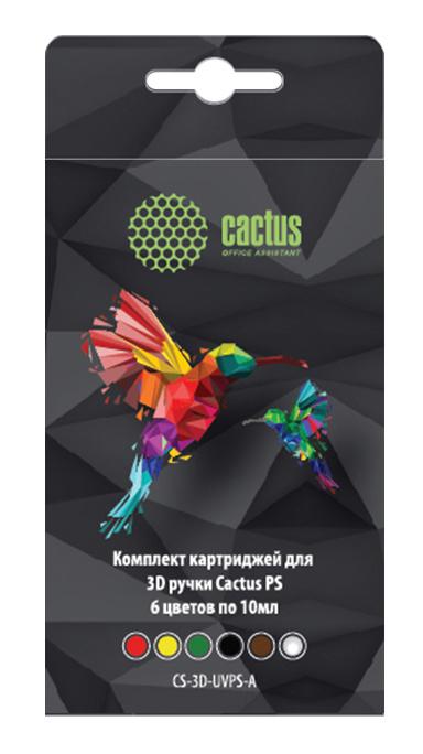 Пластик Cactus CS-3D-UVPS-A УФ-полимер/ красный