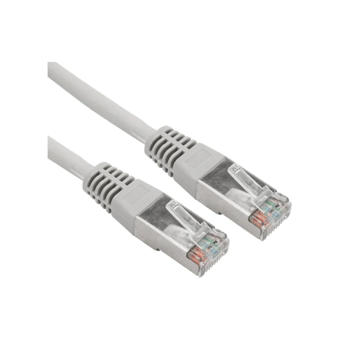 Патч-корд REXANT F/UTP RJ45-RJ45, CAT 5e, LSZH серый, 0,5 м 18-8001-1