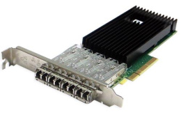 Сетевая карта Quad Port Fiber 10GBE PCI-E PE310G4I71LB-XR