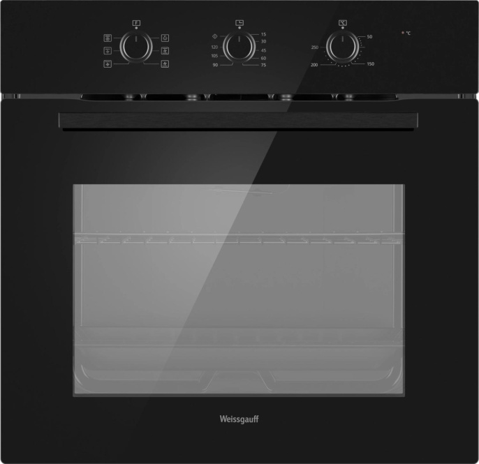 Духовой шкаф WEISSGAUFF EOM 266 PMB, черный