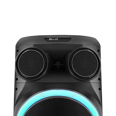 Колонки GM-204 GINZZU Переносная Bluetooth MIDI-система, 200W, BT(V5.0; профили A2DP, AVRCP)/TWS/USB/TF/FM/MIC/ДУ/Аудиовход для гитары/Эквалайзер