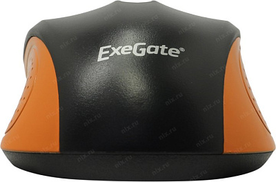 Exegate EX280437RUS Мышь Exegate SH-9030BO black+orange, optical, 3btn/scroll, 1200dpi, USB