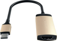 Адаптер Satechi Type-C to HDMI 4K 60HZ. Поддержка 4K/60Hz. Материал корпуса алюминий. Цвет золотой. (ST-TC4KHAG)