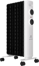Радиатор масляный Royal Clima LAGGIO NERO ROR-LN7-1500M 1500Вт белый/серый