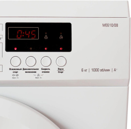 Стиральная машина узкая Бирюса WM-ME610/08, с фронтальной загрузкой, 6кг, 1000об/мин