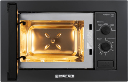 Микроволновая печь Meferi MMO6020BK 20л. 800Вт черный встраиваемая (MMO6020BK LIGHT)