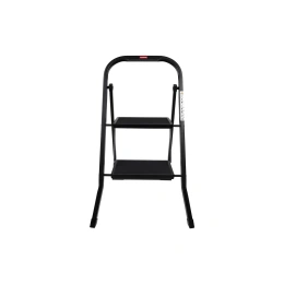 Стремянка Hausmann HM-WK6018F-2A Shan, 2 ступени, черн.