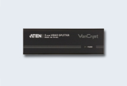 Разветвитель, электрон. ATEN VS132A-AT-G, SVGA, 1 2 монитора 450MHz, 30 метр., F M, без шнуров, DC 5V, 2048*1536 60Hz