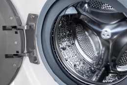 Стиральная машина LG F2Y1NS3W, с фронтальной загрузкой, 6кг, 1200об/мин, с паром, инверторная