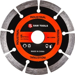 Отрезной алмазный сегментный диск SAMGRUPP по бетону 125 мм SAMC-018001125