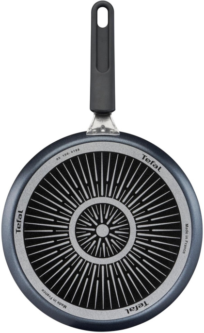 Сковорода блинная Tefal Force 4218522 круглая 22см покрытие: антипригарное ручка несъемная (без крышки) черный (9100048318)