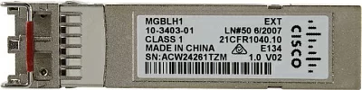 Модуль интерфейсный сетевой Cisco. Gigabit Ethernet LH Mini-GBIC SFP Transceiver
