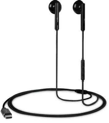 Наушники-вкладыши TTEC Rio 2 USB-C Stereo In-Ear Headset с микрофоном. Цвет: черный