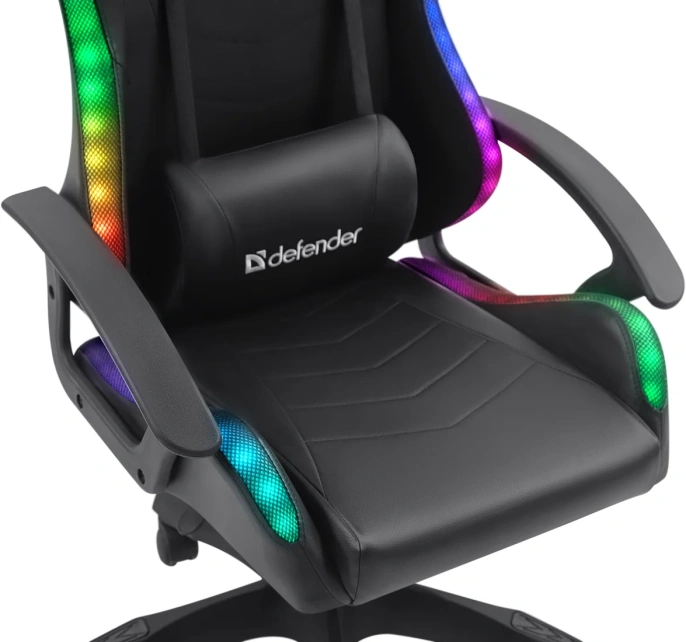 Defender Игровое кресло Factor X RGB,Черный,класс 2,PU 64045