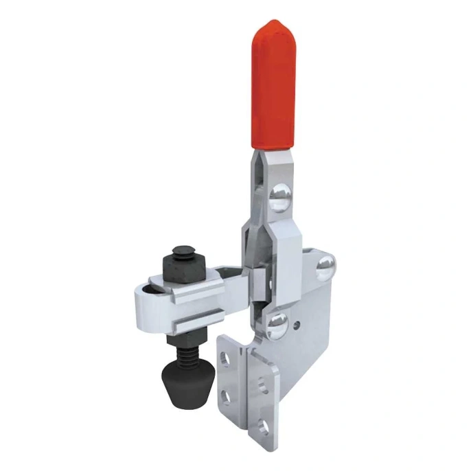 Прижимной вертикальный бугельный замок MFK-TORG с вертикальным основанием, цинк GH-101B