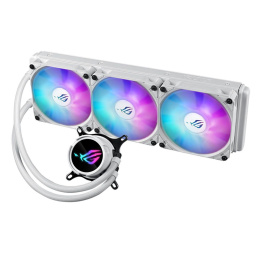Система водяного охлаждения ASUS ROG Strix LC III 360 ARGB White Edition,  4-pin,  ARGB,  120мм,  белый,  retail [90rc00t2-m0uay0]