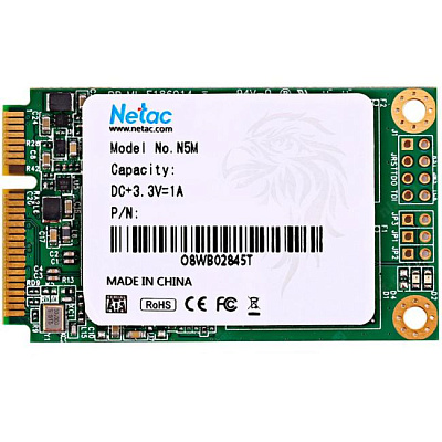 Накопитель SSD 128 Gb mSATA 6Gb/s Netac NT01N5M-128G-M3X