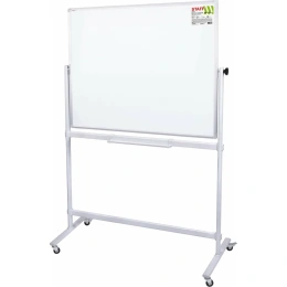 Двусторонняя магнитно-маркерная доска Staff на стенде, 100x150 см 238012