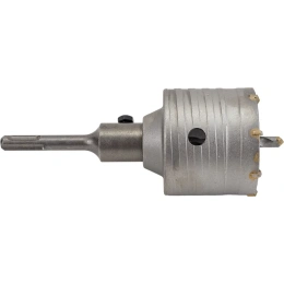 Коронка твердосплавная по бетону 70 мм в сборе с хвостовиком SDS+ 110 мм Резолюкс 62070