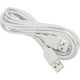 Rexant 18-1146 Кабель шт. USB-A – шт. USB-A, 2,4А, 3м, ПВХ, серый