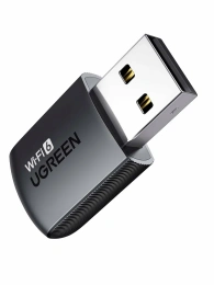 Адаптер UGREEN CM762 (35264) AX900 USB-A Dual Band Wi-Fi Adapter. Цвет: черный