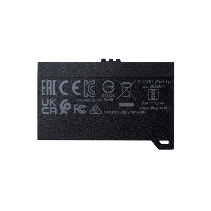 Твердотельный накопитель ADATA External SSD SC730, 512GB, Type-C, Type-A, USB 3.2 Gen2, R/W 600/600 MB/s, 36.8x23.8x9.7mm, Black 5 лет (SC730-512G-CACTI)