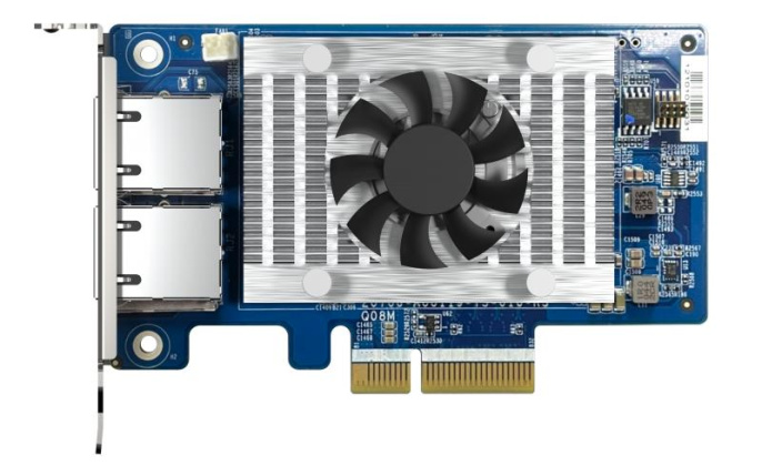 Сетевая карта QNAP Expansion Card QXG-10G2T-X710 PCIe Gen3x4 2x10GbE BASE-T