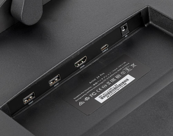 Графический планшет-монитор XPPEN Artist 24 PRO черный [artist24pro_eu]