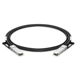 Кабель FiberTrade Кабель прямого подключения FT-QSFP28-CabP-AWG26-1 100G, QSFP28, AWG26, 1м