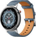 Смарт-часы Honor Watch Fit Elegant IVY-B19 Blue (5502ABWR) (экран: 1.32", AMOLED, разрешение: 466x466, 352 PPI, 32 МБ ОЗУ+4 ГБ ПЗУ, 1 кнопка, GPS/ГЛОНАСС/Beidou/GALILEO/QZSS, Bluetooth 5.4, микрофон, датчики: пульса/геомагнитный/гироскоп, батарея: 480 мА·