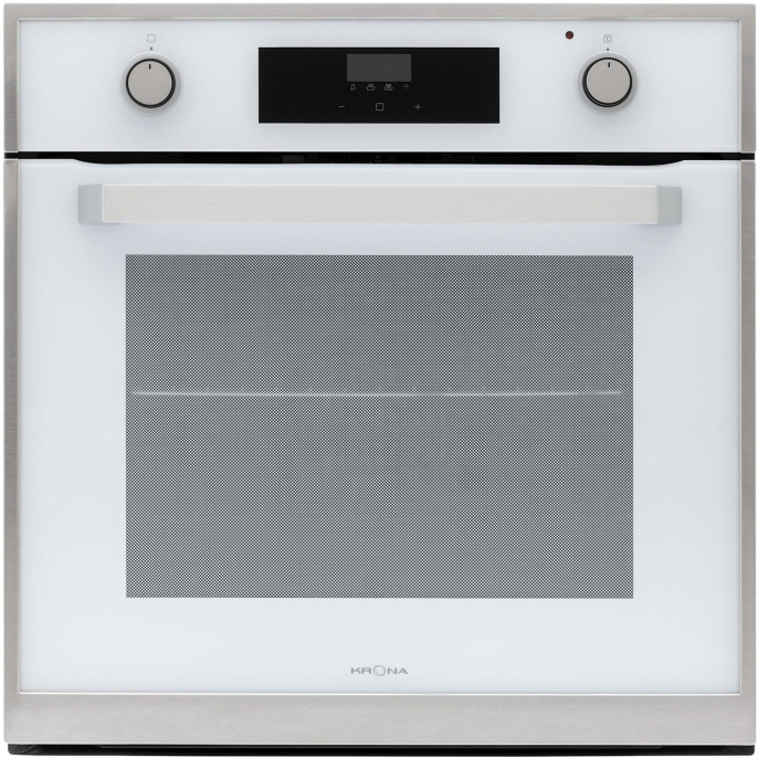 Духовой шкаф электрический Krona Adriano 60 Wh G2, 56л, дверца с 3 стеклами, белый