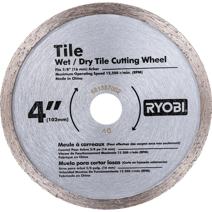 Диск алмазный 102х16 мм для плиткореза ONE+ Ryobi TSBA1 5132002473