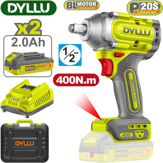 Гайковерт аккумуляторный DYLLU DTCD1B40