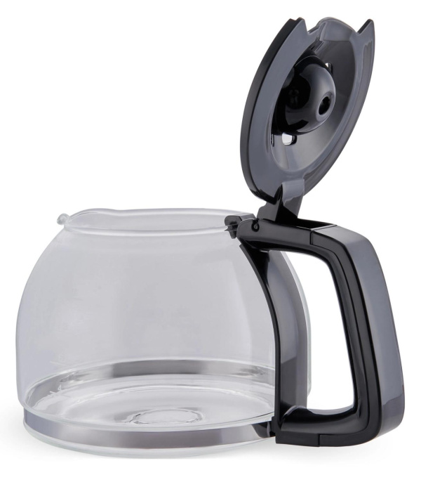 Кофеварка DOMFY DSM-CM301,  капельная,  черный  / серебристый