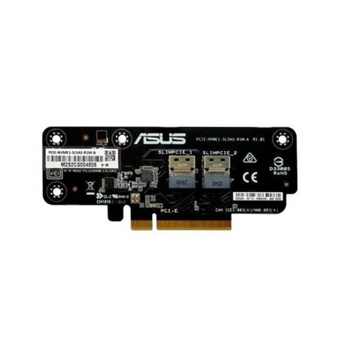 Контроллер ASUS RS300-E11/PCIE-NVME1-SLSAS-R1M-A /SLIM-SAS CABLE/2 NVME 90SKC000-M74AN0