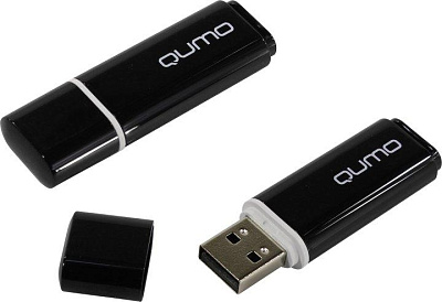 USB 2.0 QUMO 4GB Optiva 01 Black [QM4GUD-OP1-black]