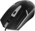 Мышь проводная DEFENDER Flash (Вспышка) MB-600L черный (USB, 1200dpi, 4but) (52600)
