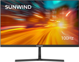 27" Монитор SunWind SM-27FI221, 1920x1080, IPS, 100Гц, 1хHDMI, 1хDP, черный [sm27sb01]