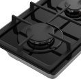 Газовая варочная панель MEFERI Glass Light MGH302,  2 конфорки,  закаленное стекло,  черный