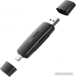 Кардридер многофункциональный UGREEN CM304 80191 Multifunction USB-C +USB TF/SD 3.0 Card Reader. Цвет: черный (80191_)