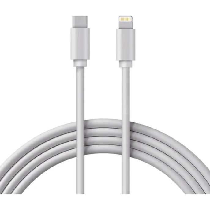 Rexant 18-1129 Кабель Lightning – Type-C 3A, 1м, ПВХ, белый