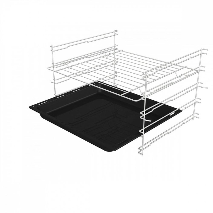 Духовой шкаф электрический Gorenje BO6725E02NBG,  77л,  дверца с 2 стеклами,  черный