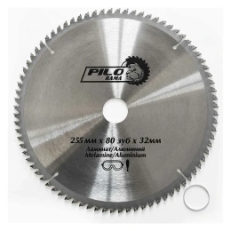 Диск пильный по ламинату и алюминию (250х32/30 мм; 80TPI) Pilorama 512580