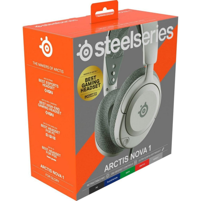 Наушники SteelSeries Arctis Nova 1 Wired Gaming Headset White 61607