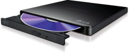 Оптический привод External DVD+/-RW LG GP57EB40.AHLE10B DVD Multi, внешний/внешний Slim, интерфейс USB-A, толщина 14 мм, цвет чёрный RTL