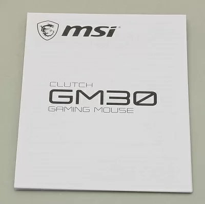Манипулятор MSI Clutch Optical Mouse GM30 USB (RTL) 6btn+Roll
