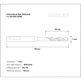 Бур усиленный SDS-plus 7x110 мм Gigant GRD 11050