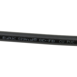 Кабель BALTIC SIGNAL 8D-FB CU PVC черный (отгрузка кратно 25 м)