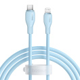 Кабель Baseus P10355701311-00 Pudding Series Fast Charging Cable Type-C to iP 20W 1.2m Galaxy Blue передача данных, питание устройств, скорость передачи: 480Mbps, материал: TPE
